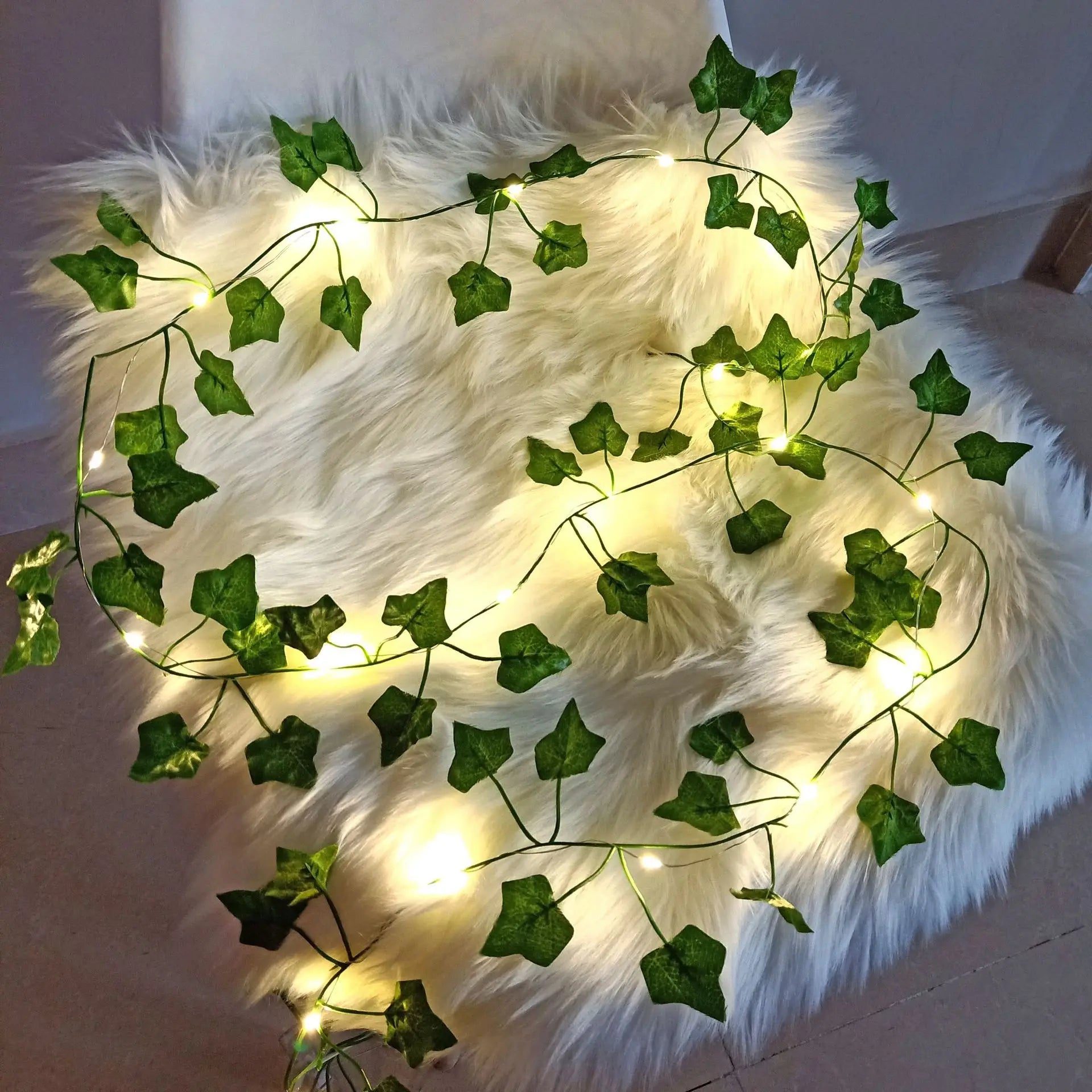 Glowing Artifical Plant Garland Home Decor