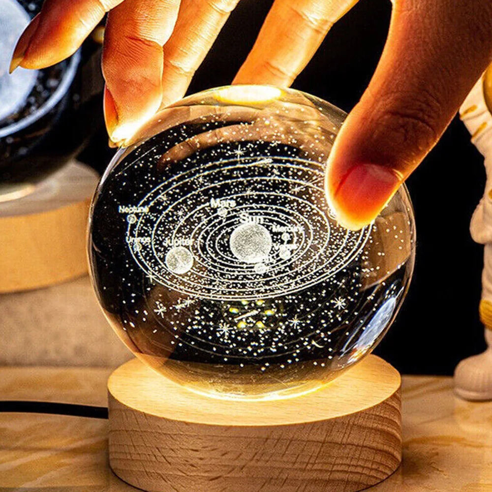 3D Planet Moon Lamp for Bedroom